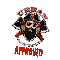 UrbanAxeYard glasses beard urban arizona Sticker