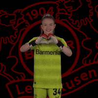 I Love You Heart GIF by Bayer 04 Leverkusen
