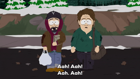 snow road GIF by South Park 