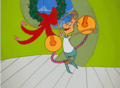 how the grinch stole christmas dancing GIF