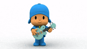 Guitar GIF by Pocoyo