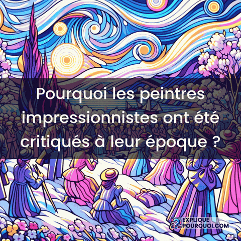 Impressionnisme GIF by ExpliquePourquoi.com