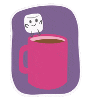 Chocolate Marshmallow Sticker