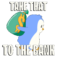Money Saving Sticker by Pudgy Penguins