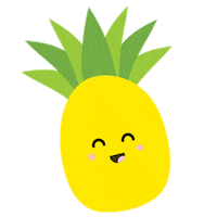 summer pineapple Sticker by Live Life Happy