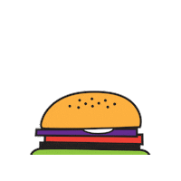 EGDINER burger hamburger diner eg Sticker