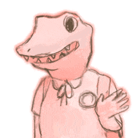 samkinhang rabbit crocodile macau munganimation Sticker