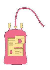 Blut Sticker by Kugelzwei