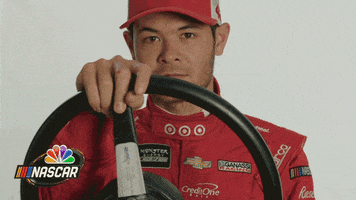 driving kyle larson GIF by NASCAR on NBC