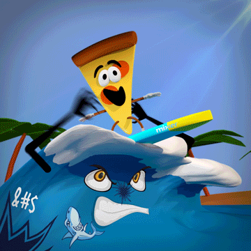 watchmixer giphyupload happy smile pizza GIF