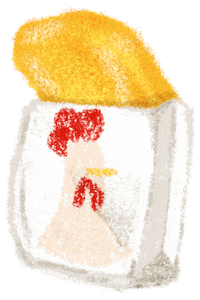 Chicken Snacks Sticker