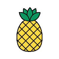thenakedpineapple spa pineapple facial waxing Sticker