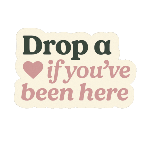 Iykyk Drop A Heart Sticker by NZ Collab
