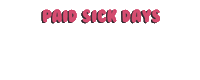 Onpoli Paid Sick Days Sticker