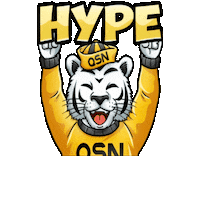 QSNgg gaming hype tiger qsn Sticker
