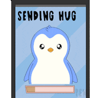 Stay Strong I Love You Sticker by Pudgy Penguins