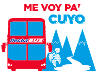 Flechabus travel vacation argentina trip Sticker