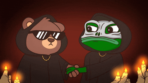 Teddy Bear Frog GIF by BEARISH