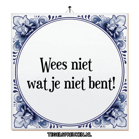 Nl Vrijheid Sticker by Tegelspreuken.nl