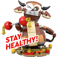 Gongxi Sticker by LEGO