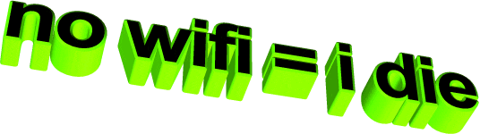 wifi die Sticker by AnimatedText