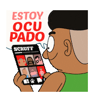 Scrufflatino Sticker by SCRUFF