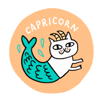 Cats Zodiac Sticker by BadgeBomb