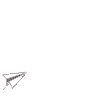 Paper Airplane Love Sticker