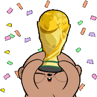 World Cup Win Sticker by Fugz Official