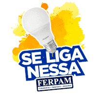 Lampada Se Liga Sticker by Ferpam