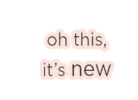 new clothes pink Sticker by Jenems