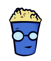 Cinema Popcorn Sticker