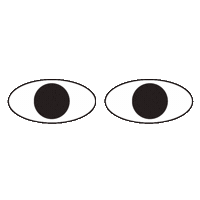 Eyes Sideeyes Sticker