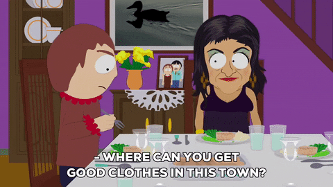 dinner party eating GIF by South Park 