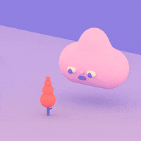 Tree Pastel GIF by Julian Glander