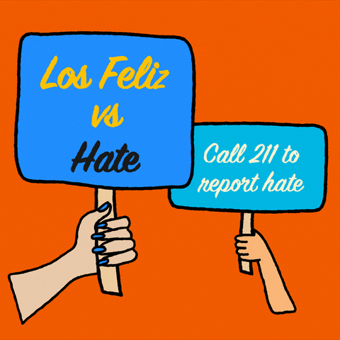 Speak Out Los Angeles GIF by LA vs. Hate