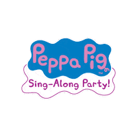 roundroomlive party sing pig peppa pig Sticker