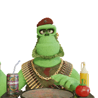 Hungry Cook Out Sticker by mattbag3d