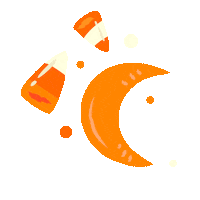Halloween Moon Sticker by Light