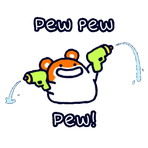 Pew Pew Summer Sticker
