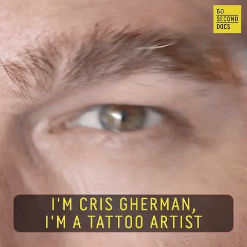 Tattoo Artist Art GIF by 60 Second Docs