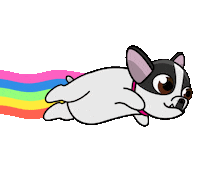 Goat_Animation happy dog yes no Sticker