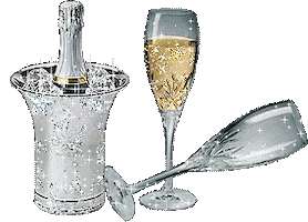Champagne Sticker