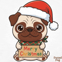 Merry Christmas Dog GIF by VeeFriends