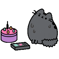 Scared Scaredy Cat Sticker by Pusheen