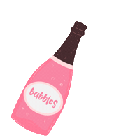 Happy New Year Champagne Sticker
