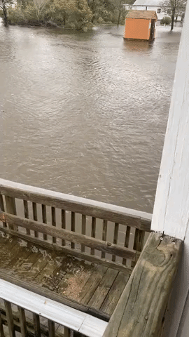 Storm Surge Floods Belhaven as Ophelia Makes Landfall in North Carolina