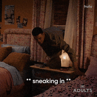 Sneaking Out Nick Kroll GIF by Adults