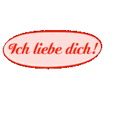 In Love Weiss Sticker