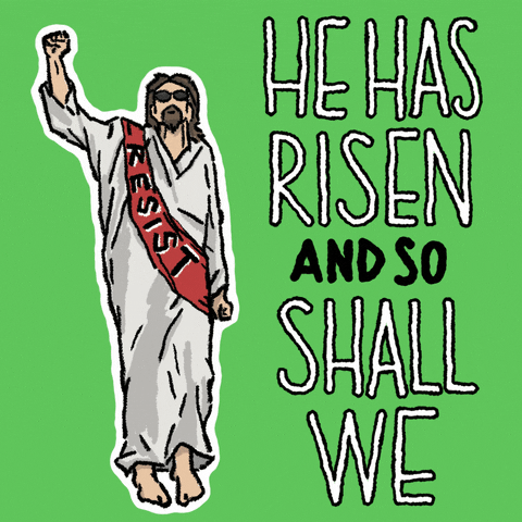 We Will Rise Easter Bunny GIF by INTO ACTION